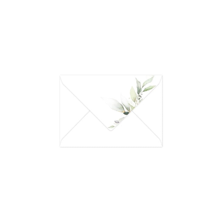Clairefontaine Briefumschlag C6, mit Fenster, grün, 120 g/m², Eukalyptus – Clairefontaine – 20 Stk.