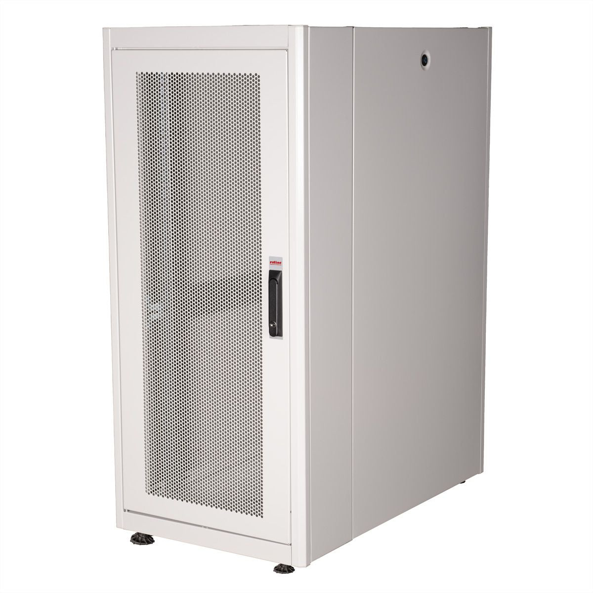 ROLINE Basic – 19" Netzwerkschrank 26U, IP20, abschliessbar, 600 × 1000 × 1300 mm, lichtgrau, Stahl