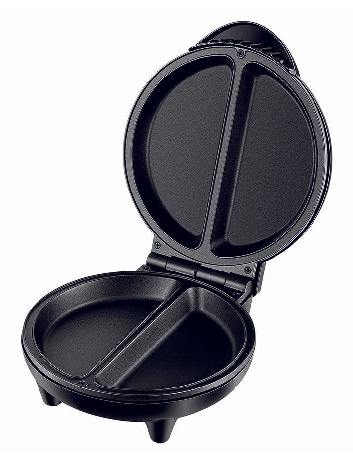Melissa Omelettbereiter 16250086 – 2 Omeletts, 750 W, Antihaftbeschichtet – Schwarz