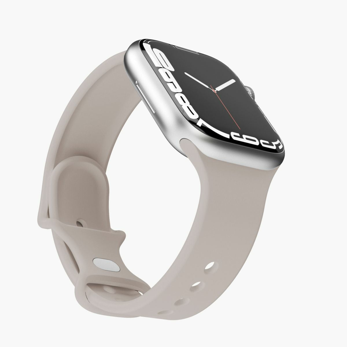 Vonmählen Classic Band Case 1 – Armband – für Apple Watch 38/40/41 mm, Creme, Silikon