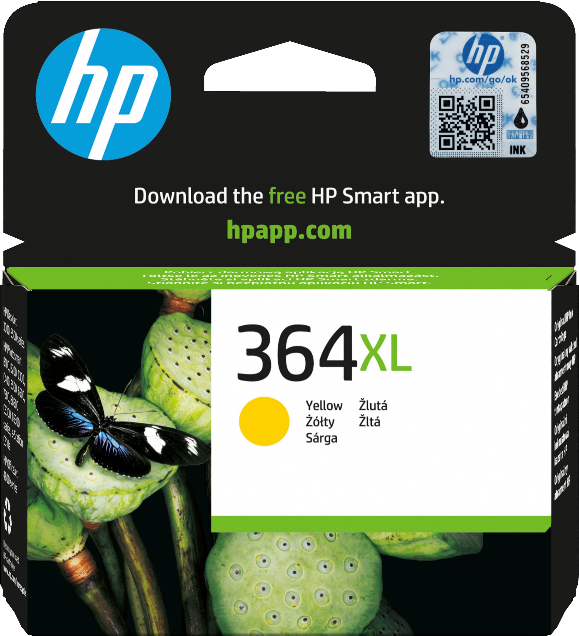 HP Tintenpatrone 364XL, Gelb
