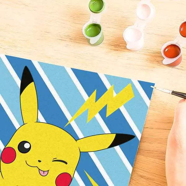 Ravensburger CreArt – Malen-nach-Zahlen-Set – Cheeky Pikachu – 1-teilig, 9 Farben – ab 9 Jahren