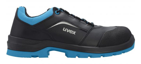 Uvex 2 xenova Sicherheits-Halbschuhe S3 SRC – Schwarz/Blau – Grösse 47