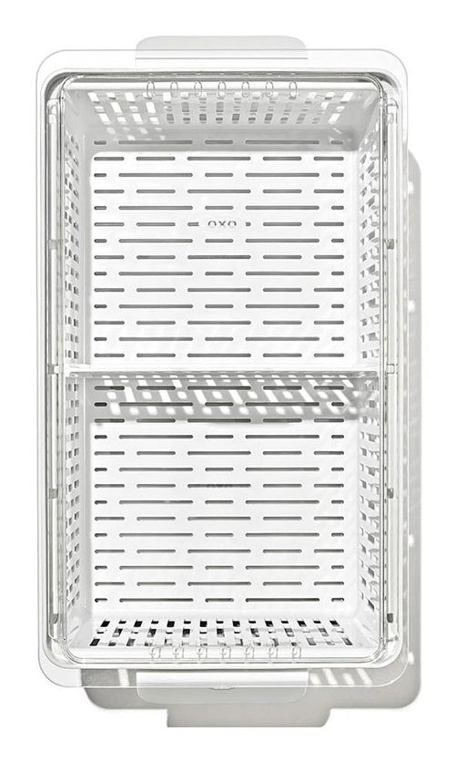 OXO Vorratsdose 4 l, 35,1 × 18,9 × 11,8 cm, Kunststoff, Transparent