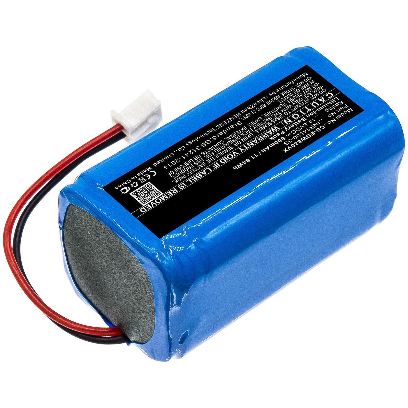CoreParts Akku – 14,8 V/800 mAh – für Ecovacs W830, W830-RD, W830S und andere