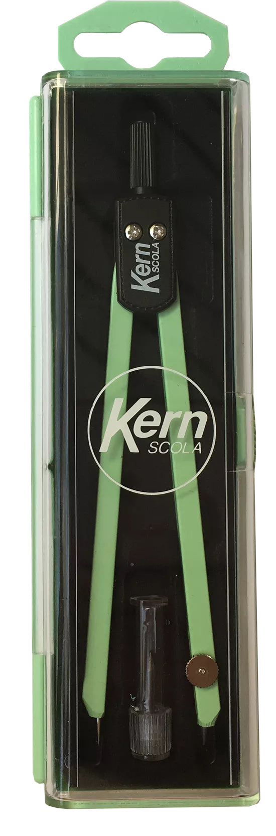 KERN Scola Zirkel – Länge 135 mm, max. Kreis-Ø 30 cm, hellgrün