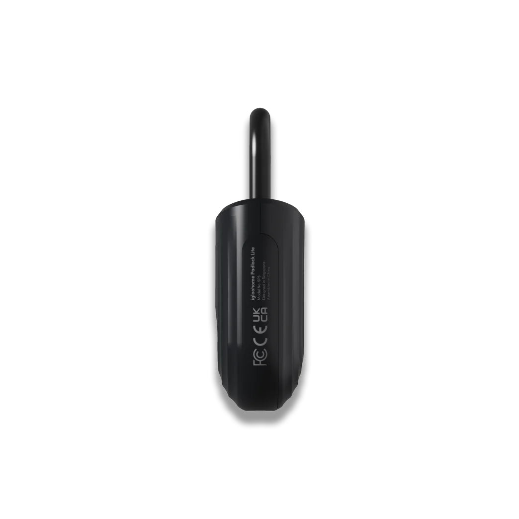 igloohome Padlock Lite Smart-Vorhängeschloss – Fingerabdruck, BT 5.0, IP66, Ø6 mm