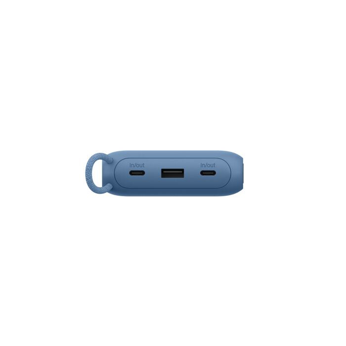 Belkin Powerbank 20000 mAh, PD 20 W, mit Display, Blau
