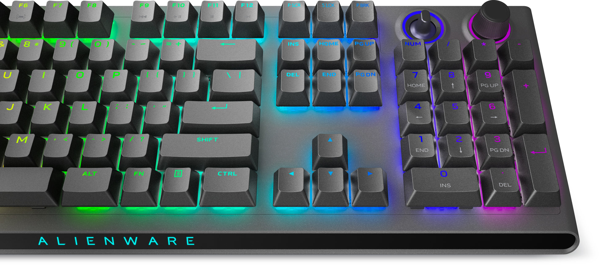 Alienware AW920K – Gaming-Tastatur – Mechanisch (Cherry MX Red) – Bluetooth & 2,4 GHz (USB-A) – RGB