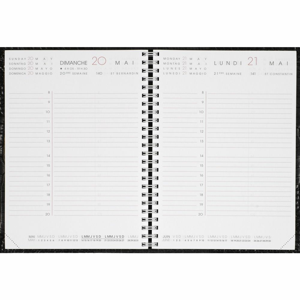 Quo Vadis Agenda Moderne 2026 – 1 Tag pro Seite, 170 × 210 mm