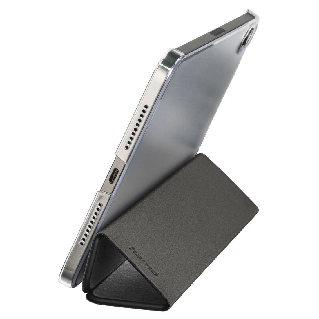 Hama Fold Clear Folio – für Apple iPad mini (2024), mit Ständer, PU, Schwarz