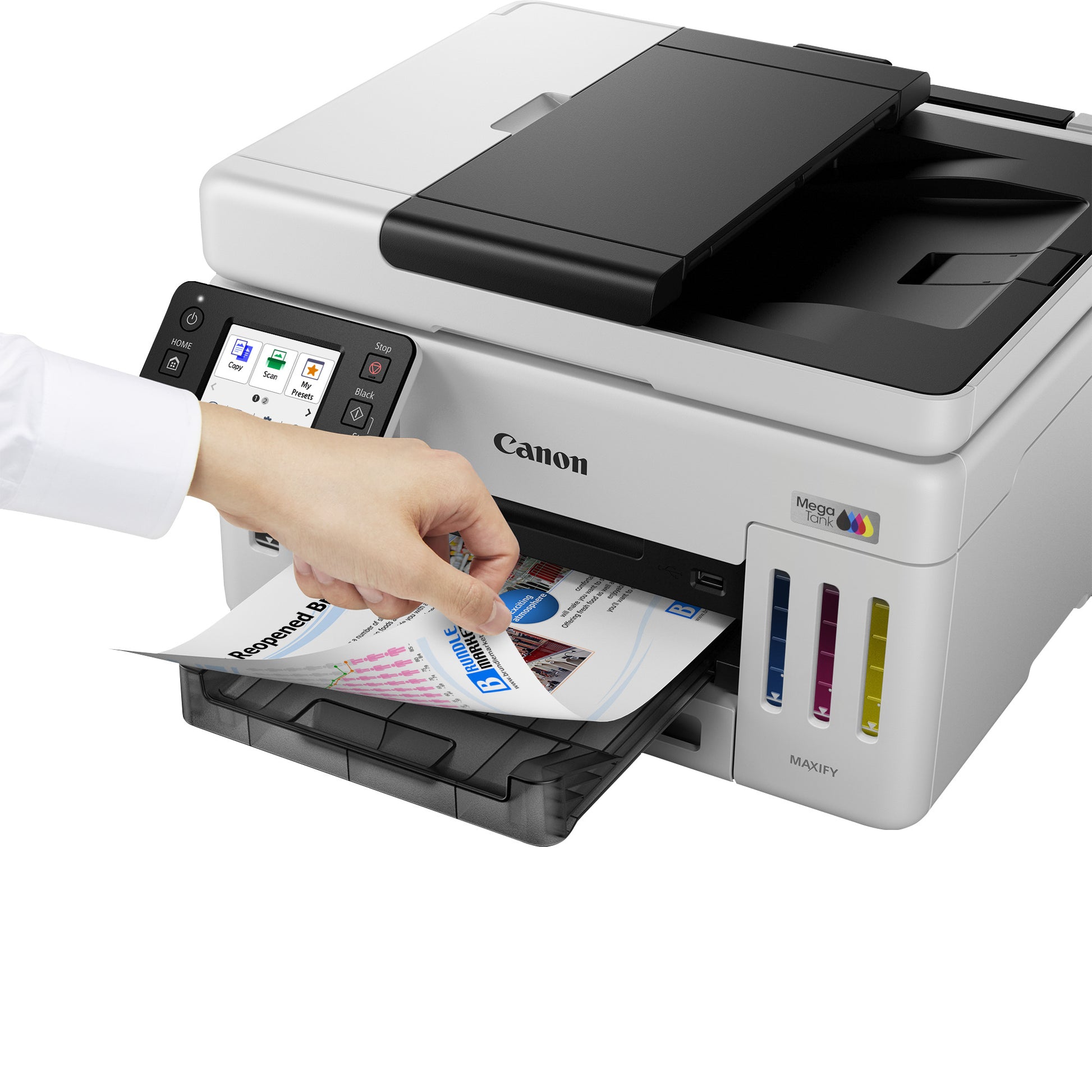 Canon MAXIFY GX6150 3-in-1 – LAN & WLAN, Duplexdruck, ADF 50 Blatt