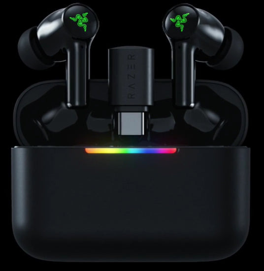 Razer Hammerhead V3 Hyperspeed In-Ear Kopfhörer – Stereo, 2,4 GHz Funk, USB-C, ANC, Schwarz, BT 6.0