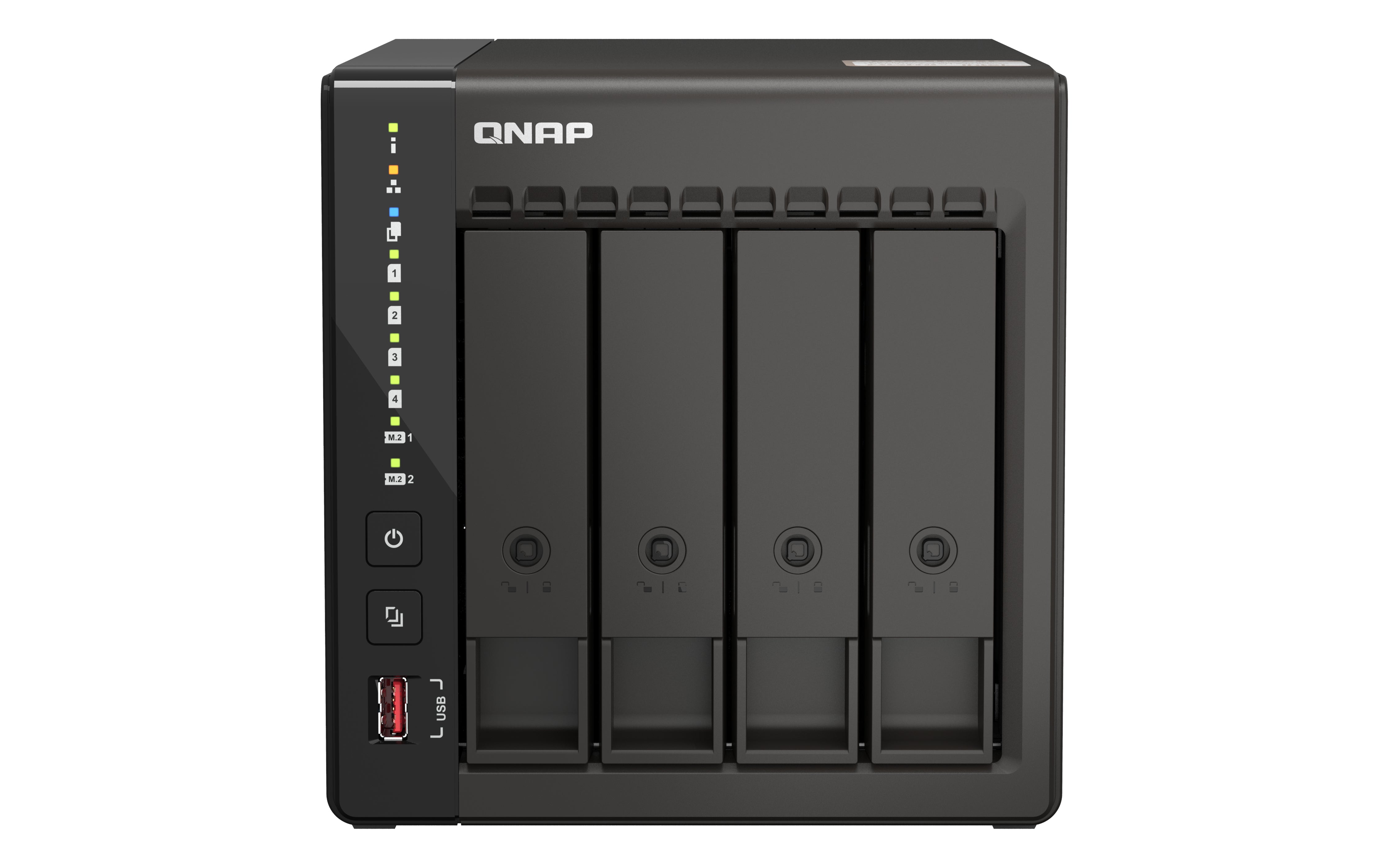 QNAP QVP-41C NAS – SATA & M.2, 4 Einschübe, RAID, 8 GB RAM