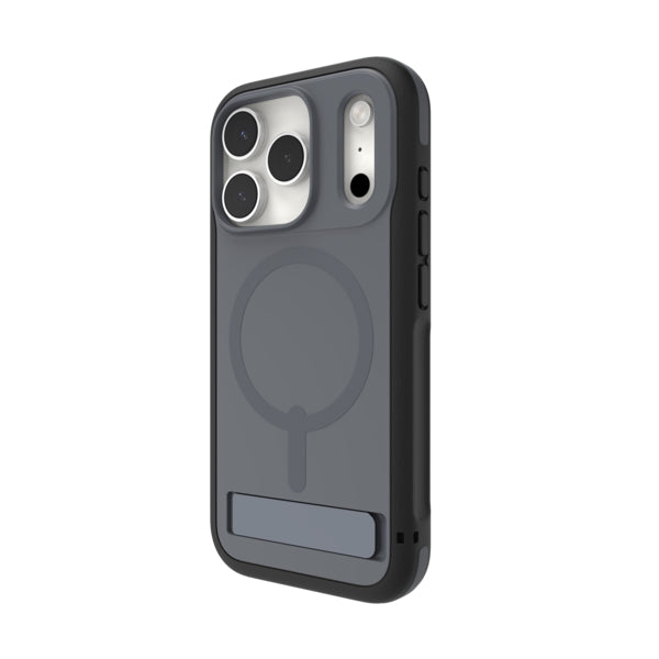ZAGG Sedona Snap Backcover – für Apple iPhone 17 Pro, mit Ständer, Graphen, Anthrazit, bis 4 m sturzsicher