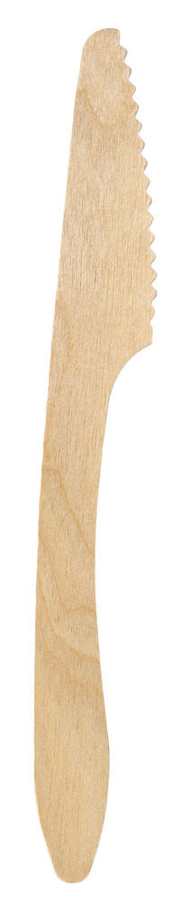 BioPak Holzmesser, 18,5 cm – 100 Stk.