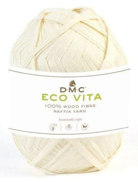 DMC Bastband (Papierbast), Holzfaser, Ecru, 100 m, 50 g, 1 Stk.