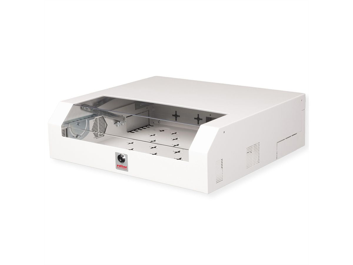 ROLINE Basic – 19" Wandverteiler 5U, IP20, abschliessbar, 500 × 475 × 475 mm, lichtgrau, Stahl