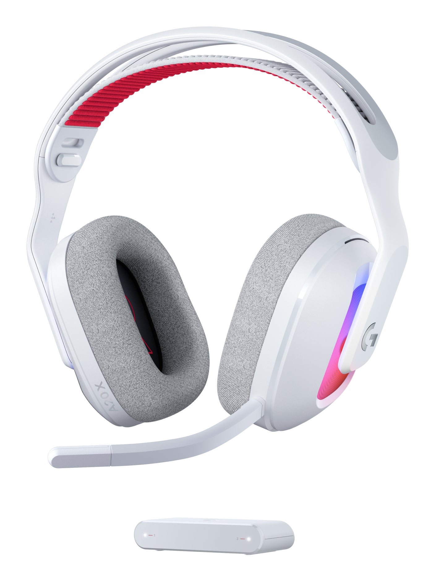 Logitech G Astro A20 X Gaming-Headset – Over-Ear, Kabel + BT, mit USB-A-Dongle, für Xbox Series S, Weiss