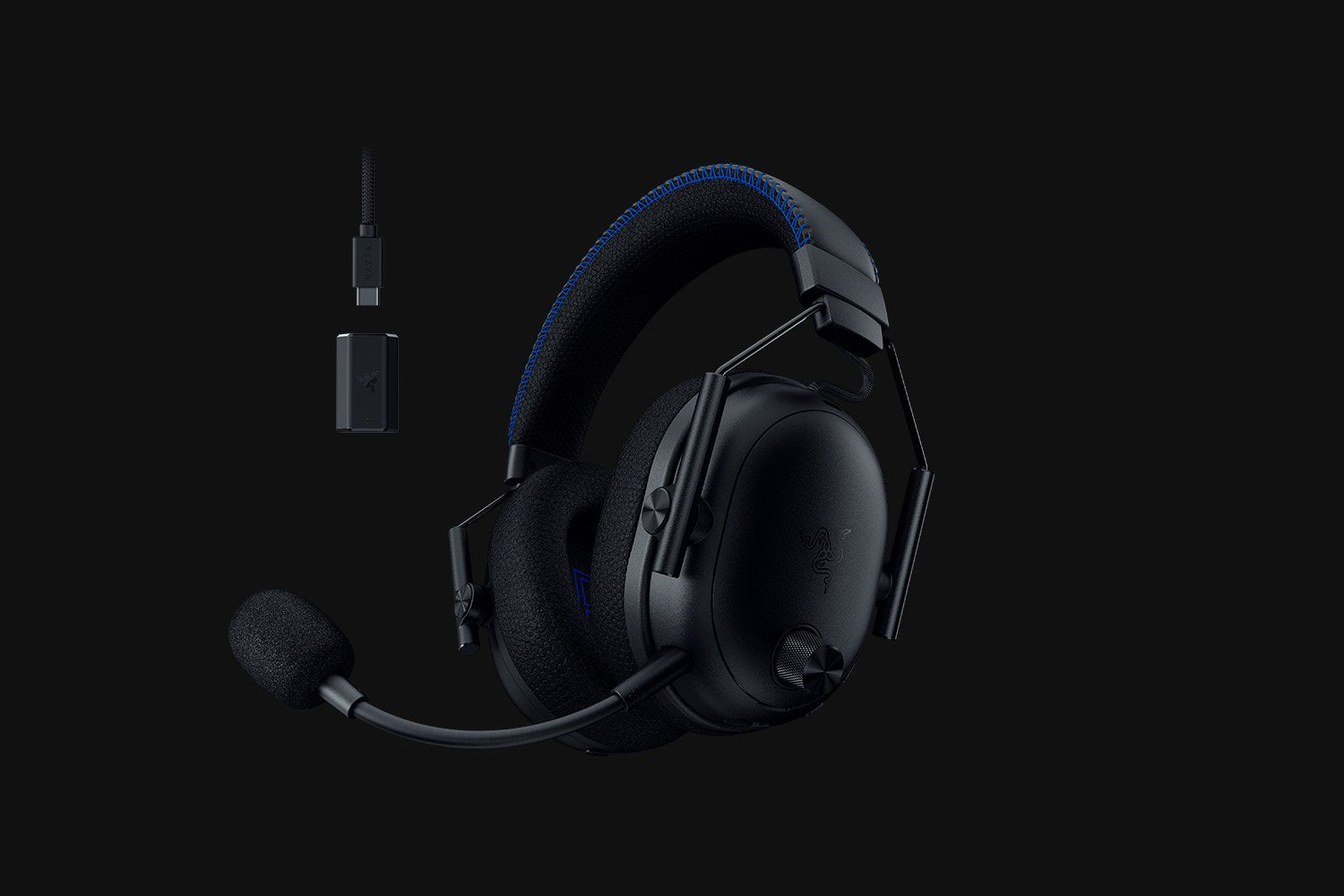 Razer BlackShark V3 Pro – Over-Ear Gaming-Headset – Bluetooth, Surround-Sound – Schwarz, für PS5/PC/Mac