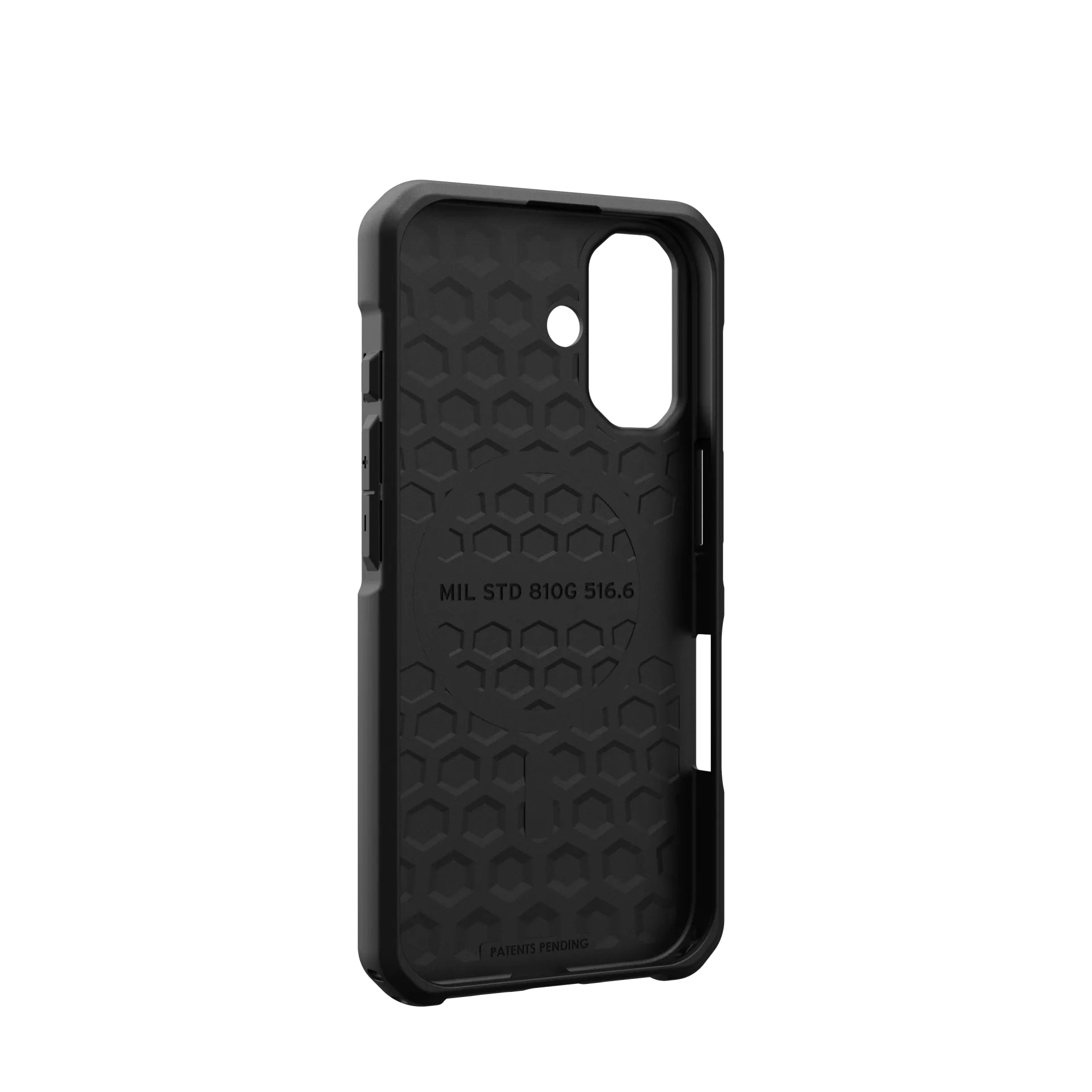 Urban Armor Gear UAG Metropolis LT – Rückcover – für Apple iPhone 16, MagSafe, TPU, Schwarz, bis 5,4 m sturzsicher