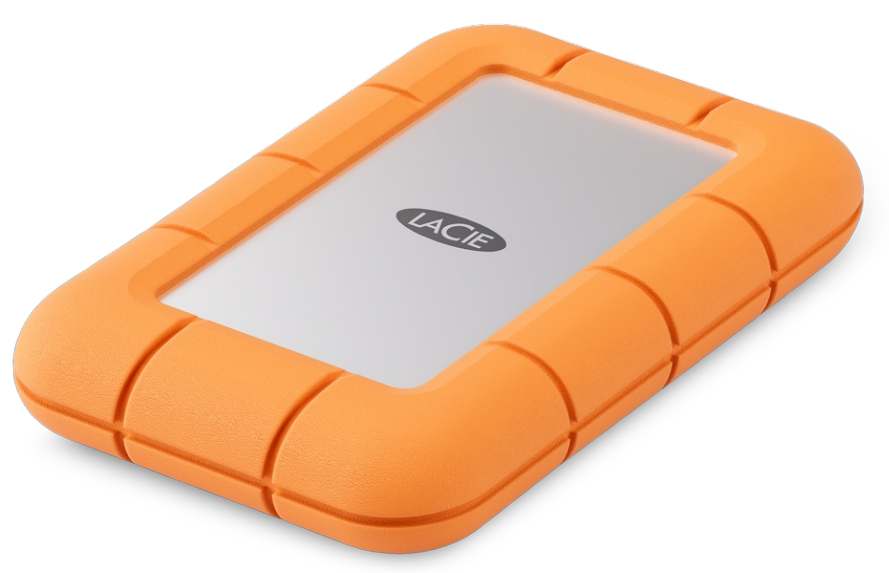 LaCie Rugged Mini STMF1000400 Speichergerät – 1 TB, USB Typ-C (USB 3.2 Gen 2x2), fallbeständig; IP54
