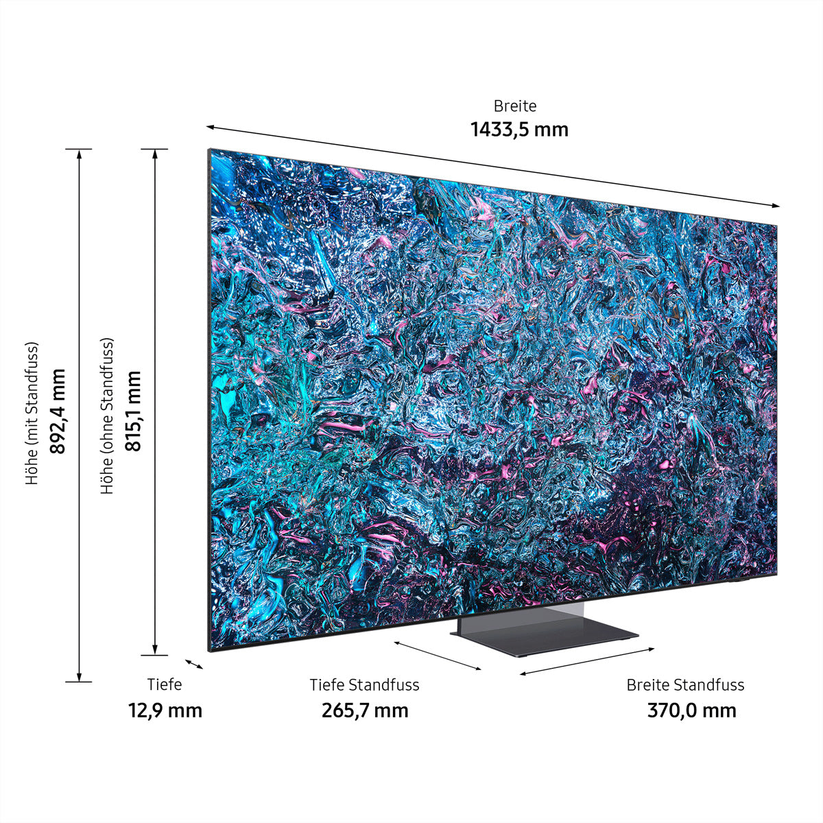 Samsung QN900D QE65QN900DTXZU – 65" TV – 8K UHD – Neo QLED – Tizen – 100 Hz – HDR10+