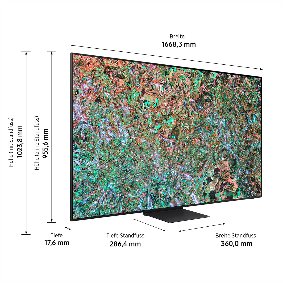 Samsung QN800D QE75QN800DTXZU – 75" TV – 8K – Neo QLED – Tizen – 100 Hz – HDR10+