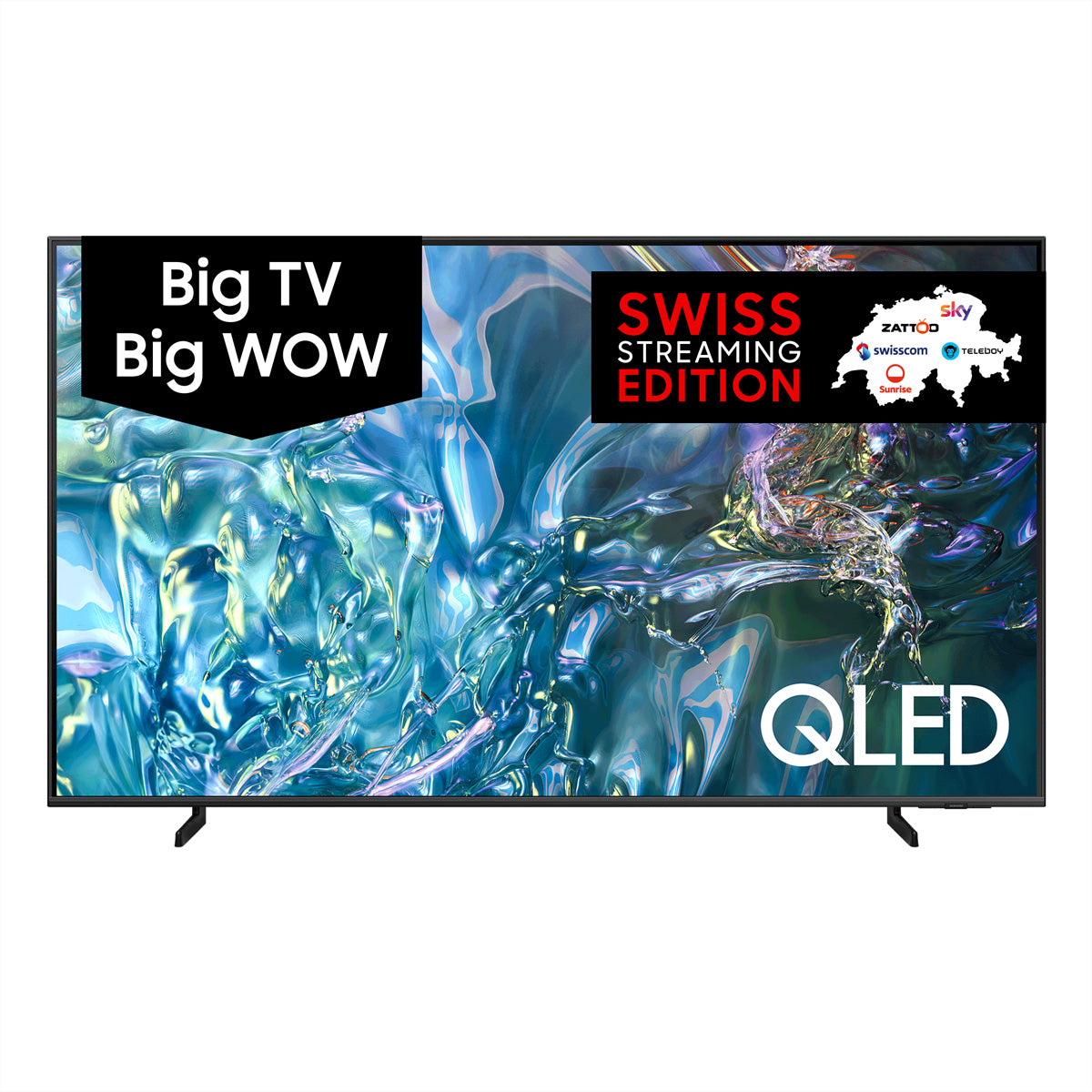 Samsung Q60D QE85Q60DAUXXN – 85" Fernseher – 4K UHD – QLED – Tizen – 50 Hz – 1000 cd/m² – HDR10+