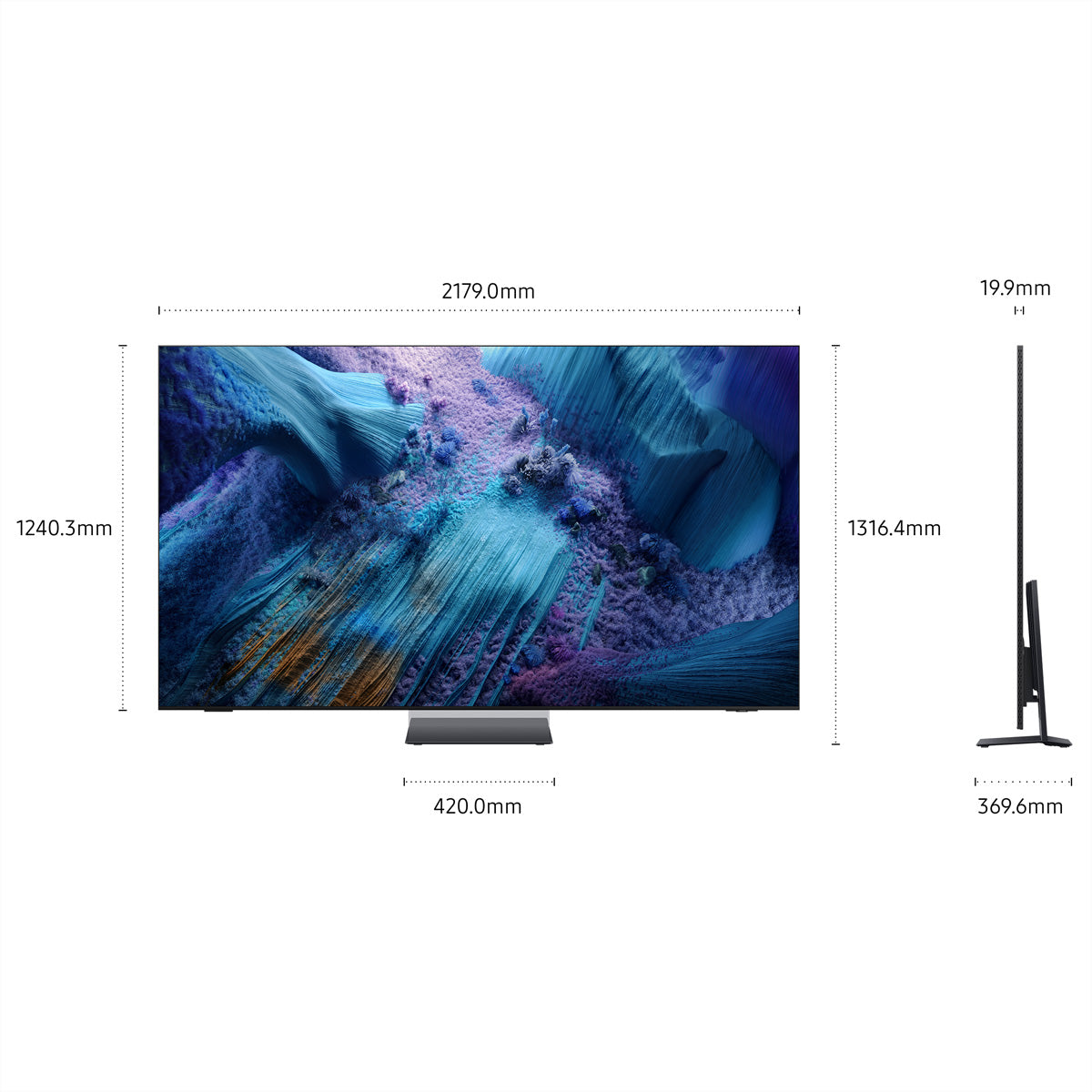 Samsung QN990F QE98QN990FTXZU – 98" Fernseher – 8K – Neo QLED – Tizen – 120 Hz – HDR10+ Adaptive