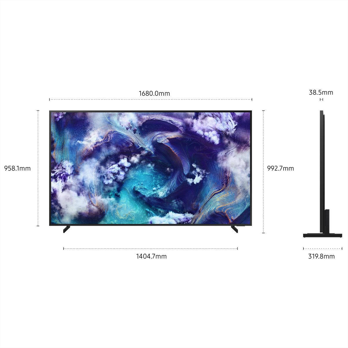 Samsung QN900F QE75QN900FTXZU – 75" Fernseher – 8K Ultra HD – Neo QLED (Mini-LED) – Tizen – 120 Hz – HDR10+