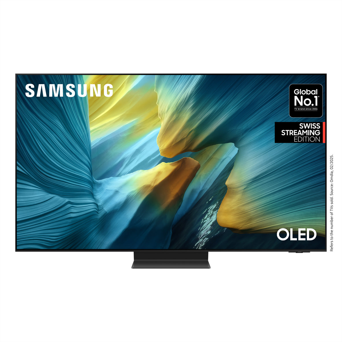 Samsung S95F QE77S95FATXZU – 77" Fernseher – 4K UHD – OLED – Tizen – 165 Hz – HDR10+ Adaptive