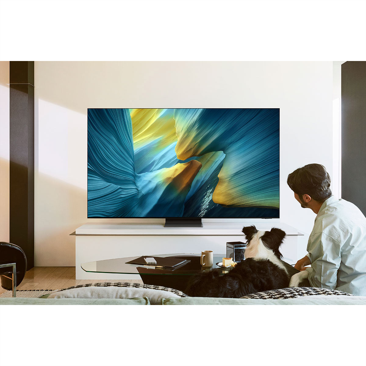Samsung S95F – 55" TV – 4K UHD – OLED – Tizen – 120 Hz – HDR10+ Adaptive