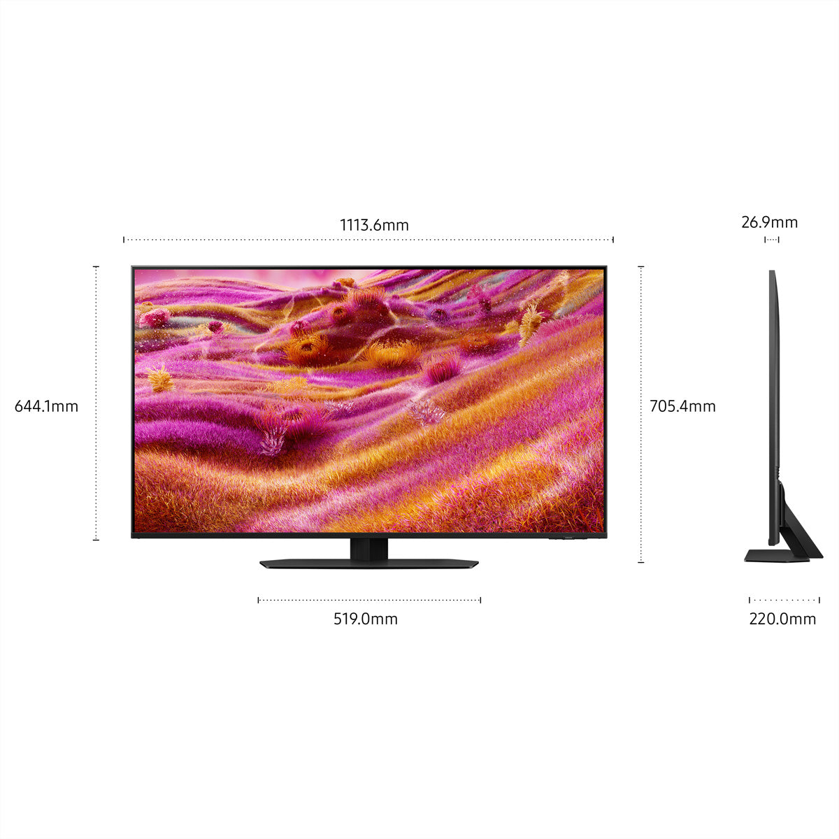 Samsung QN90F QE50QN90FATXXN – 50" Fernseher – 4K UHD – Neo QLED – Tizen – 120 Hz – HDR10+ Adaptive