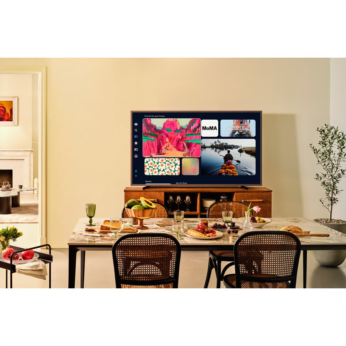 Samsung LS03FW QE85LS03FWUXXN – 85" TV – 4K UHD – Neo QLED (Mini-LED) – Tizen – 120 Hz – HDR10 Plus