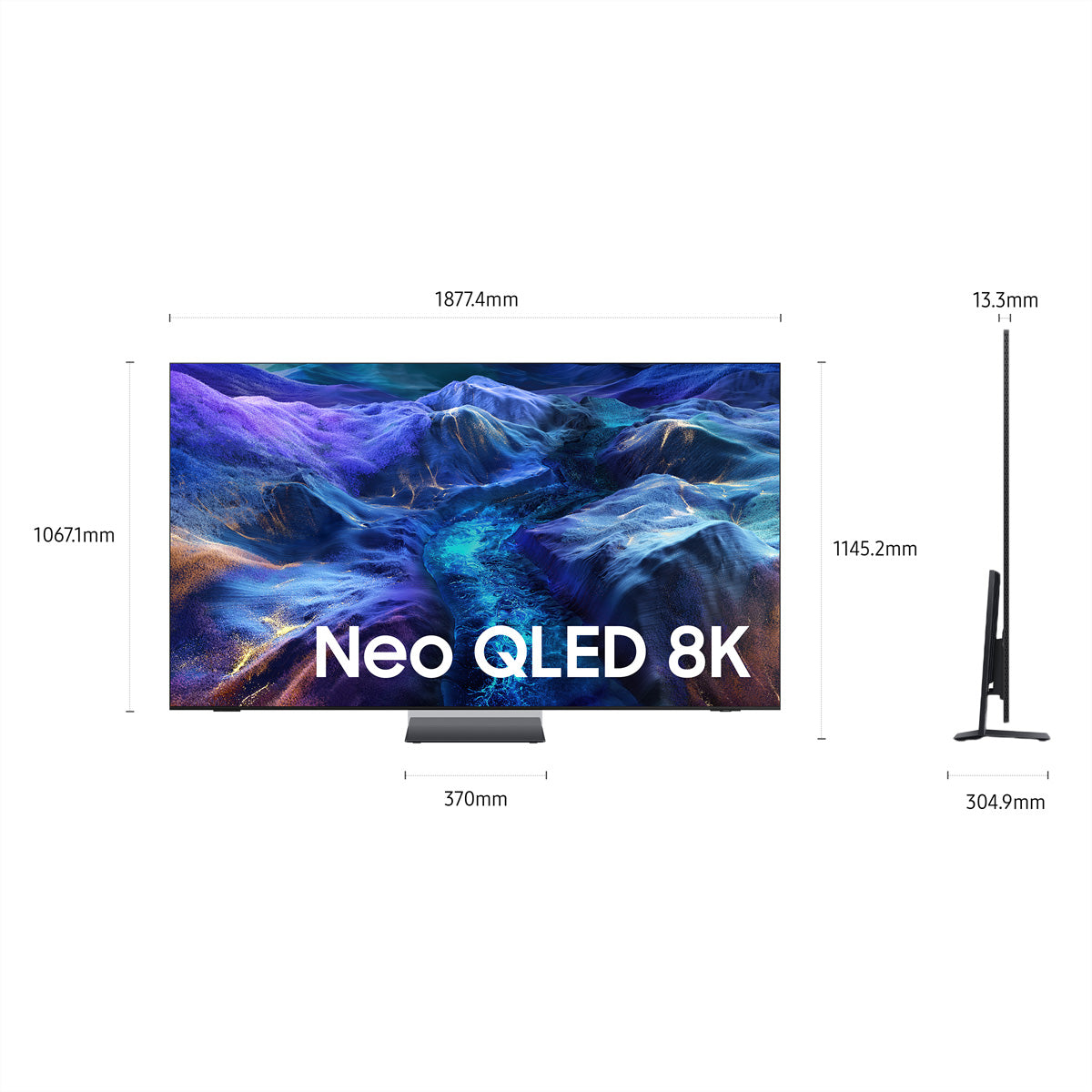 Samsung QN990H QE85QN990HTXZU – 85" TV – 8K – Neo QLED – Smart TV – 120 Hz