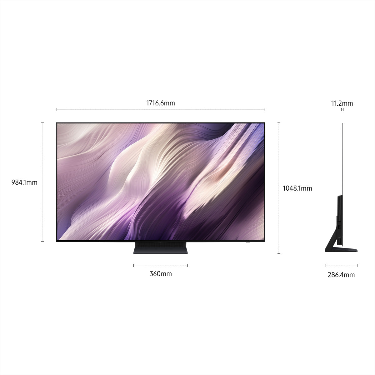 Samsung S95H QE77S95HFTXZU – 77" Fernseher – 4K UHD – OLED – 165 Hz