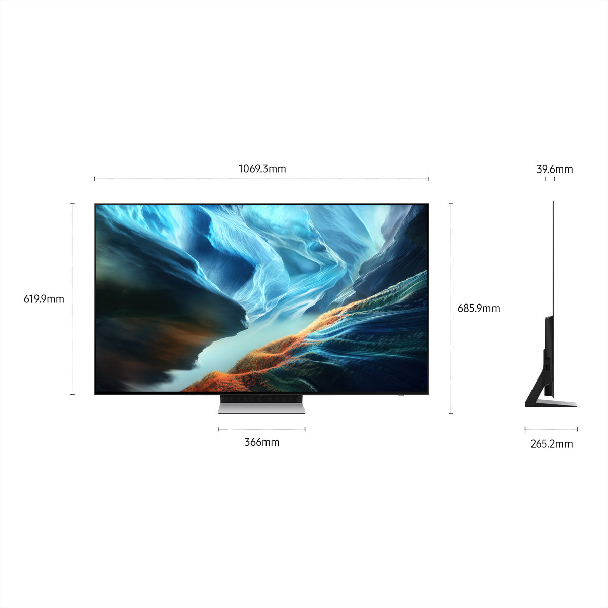 Samsung S90H QE48S90HAEXZU – 48" Fernseher – 4K UHD – OLED – Smart TV – 165 Hz