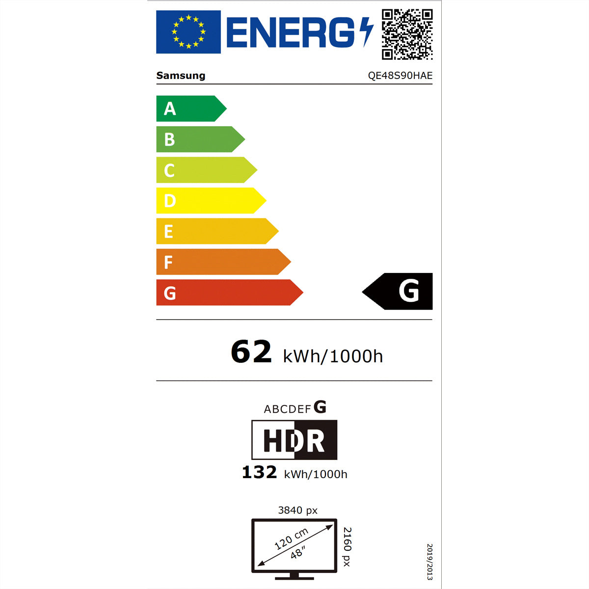 Samsung S90H QE48S90HAEXZU – 48" Fernseher – 4K UHD – OLED – Smart TV – 165 Hz