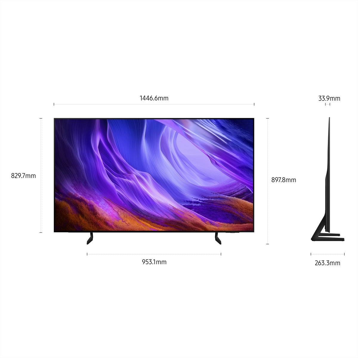 Samsung QE65S85H – 65" TV – 4K UHD – OLED – Tizen – 120 Hz