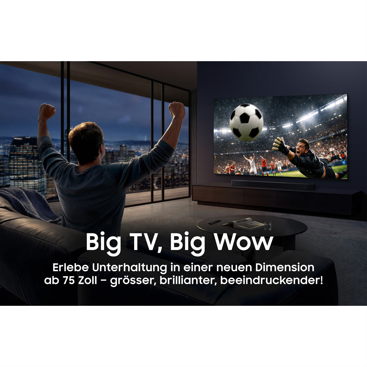 Samsung QN80H QE75QN80HAUXXN – 75" TV – 4K UHD – QLED (Mini-LED) – 144 Hz