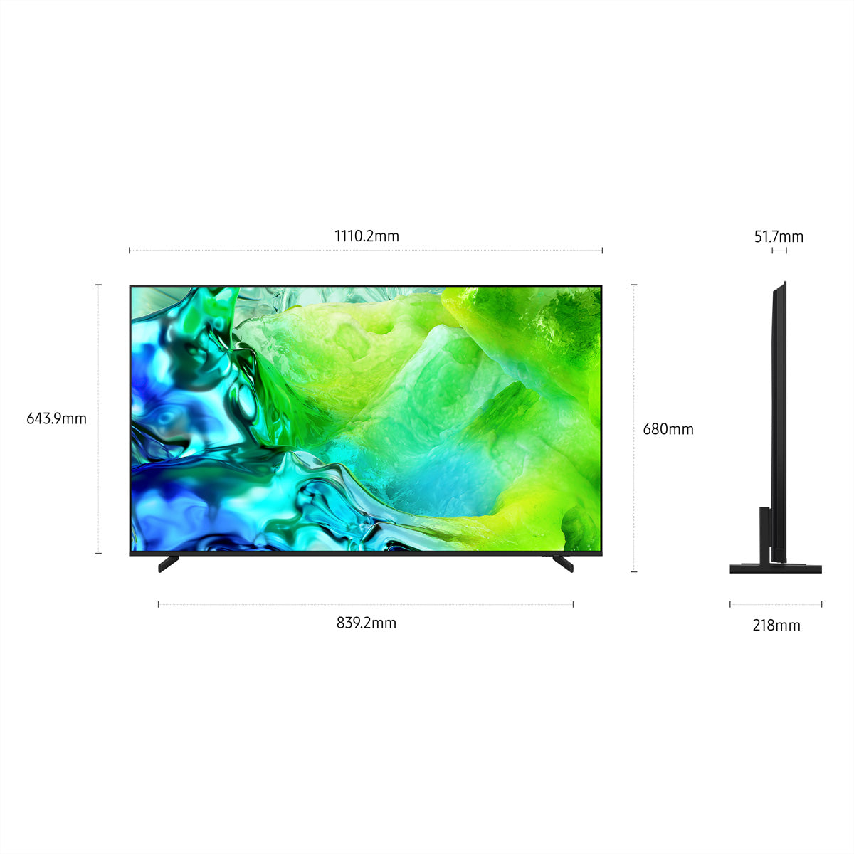 Samsung QE50QN80H – 50" TV – 4K UHD – QLED (Mini-LED) – Tizen – 50 Hz