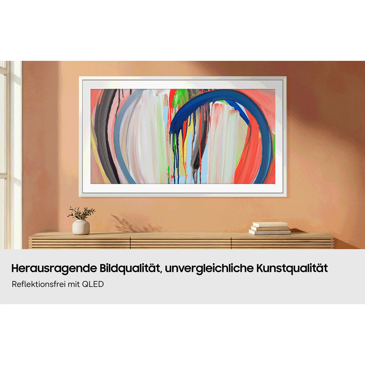Samsung LS03H QE55LS03HAUXXN – 55" QLED Fernseher – 4K UHD – Tizen – 144 Hz – HDR10+