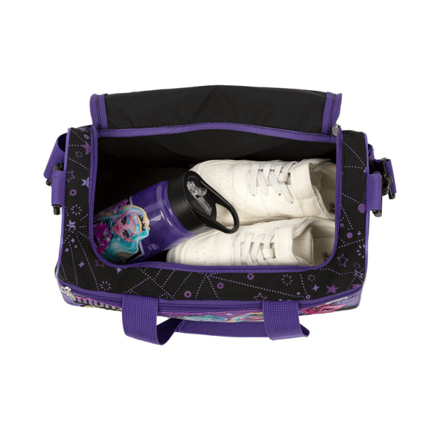 Scooli Sporttasche Monster – 8 l, Polyester, Violett, 33 × 22 × 16 cm