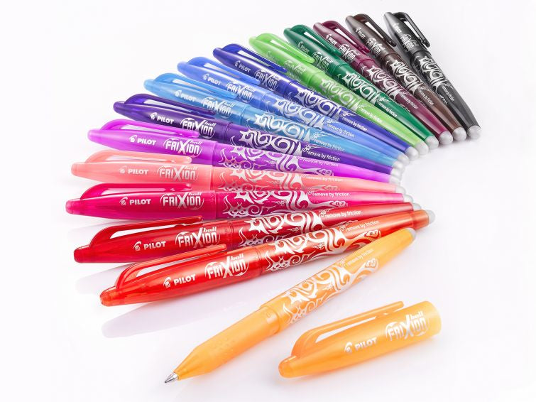 Pilot FriXion Ball – Tintenroller, 0,7 mm, blau, radierbar, Kunststoff, sortiert