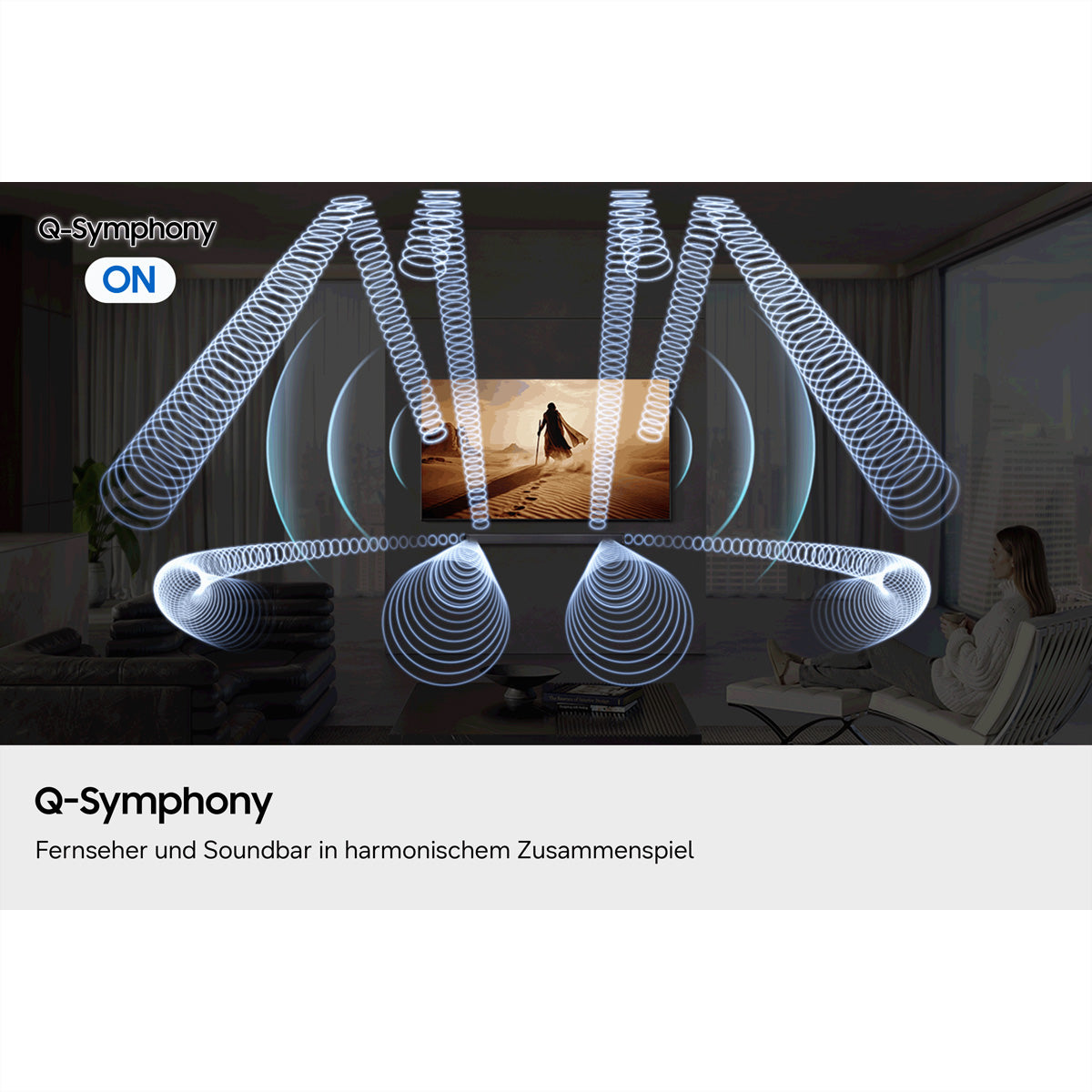 Samsung HW-Q930H – Soundbar – 9.1.4, mit kabellosem Subwoofer & Rears, 580 W, Schwarz