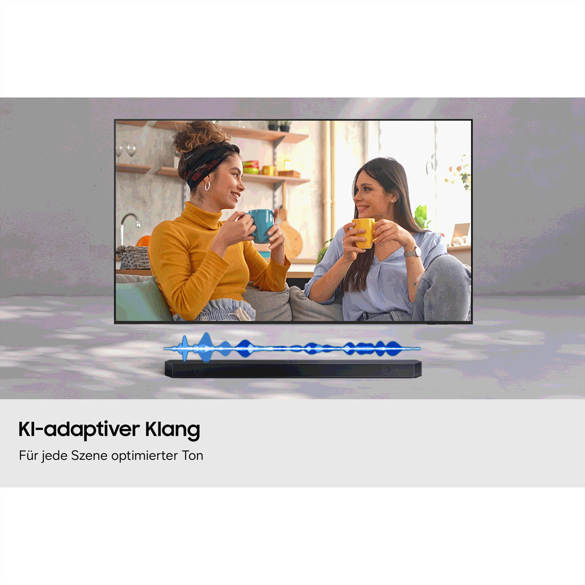 Samsung HW-Q600H – Soundbar – 3.1.2, Dolby TrueHD, mit kabellosem Subwoofer, 320 W – Schwarz
