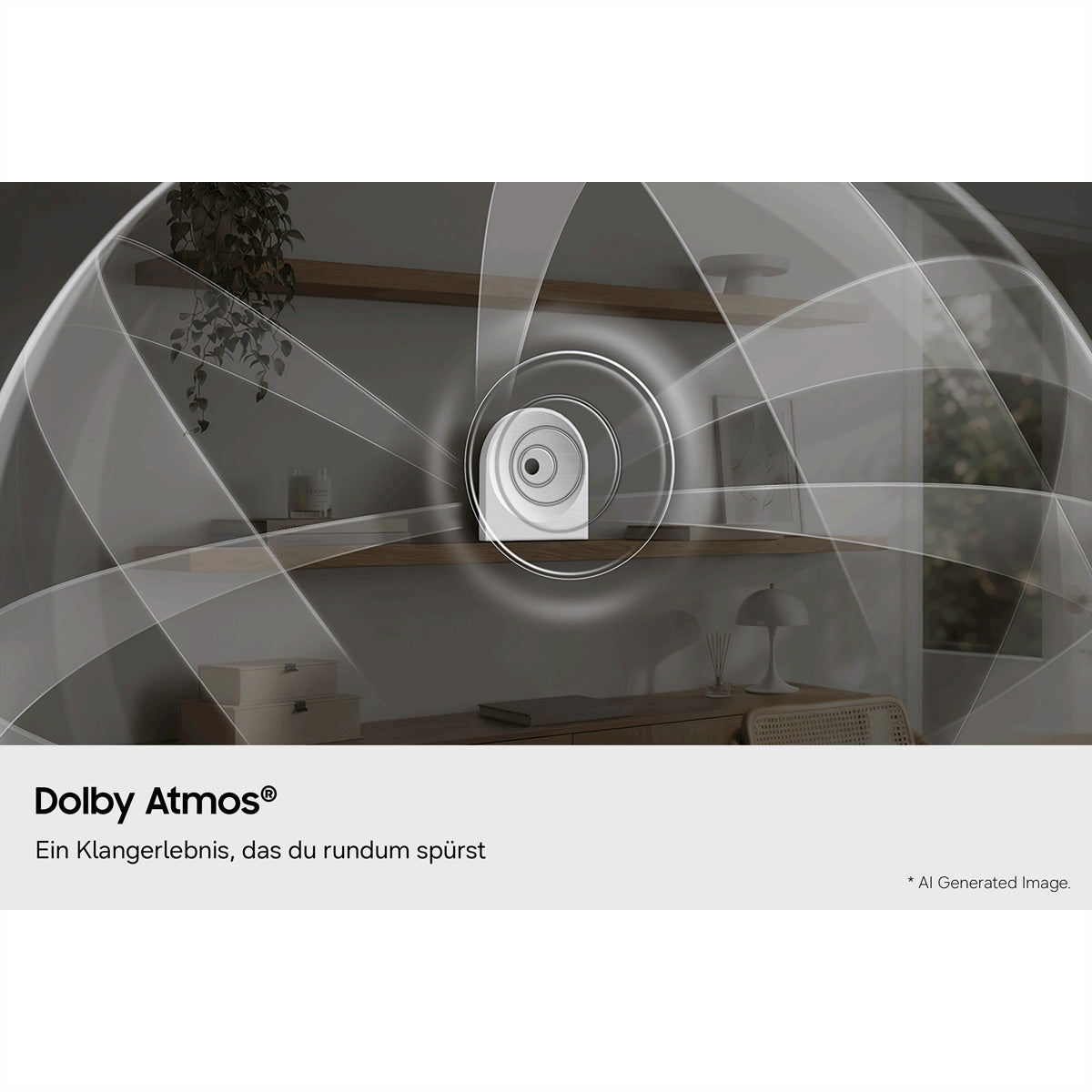 Samsung HW-LS51H/EN – Soundbar – 2.0, Dolby Atmos – Weiss
