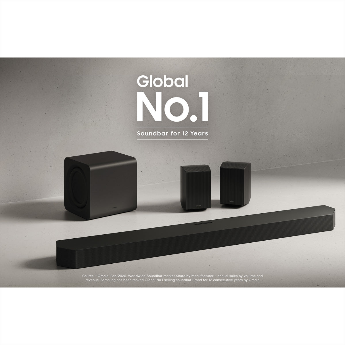 Samsung HW-LS51H/EN – Soundbar – 2.0, Dolby Atmos – Weiss