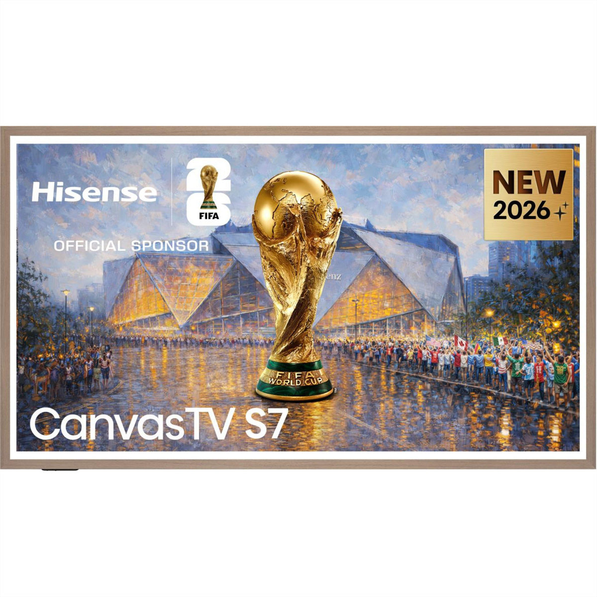 Hisense S7DS 65" QLED TV – 4K UHD – VIDAA – 144 Hz – Dolby Vision IQ, HDR10+